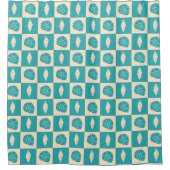 Patterns Duschvorhang am Karo (Vorderseite)