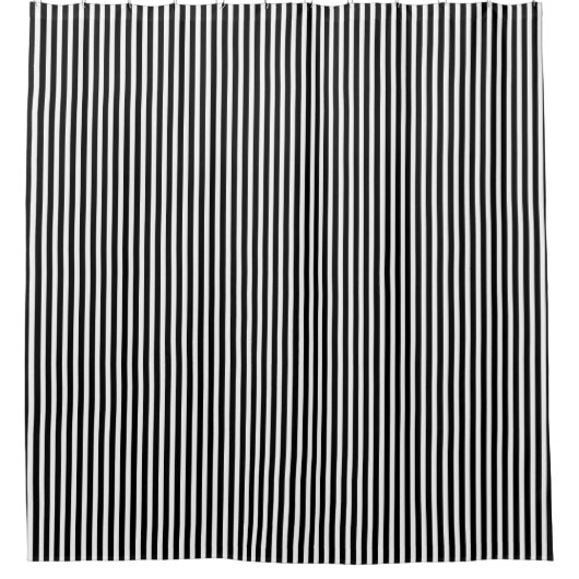 Patterns Duschvorhang mit schwarzen und weißen Pin (Vorderseite)