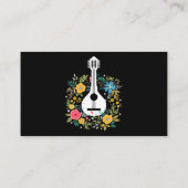 Patterns für Mandolin-Blume Visitenkarte (Rückseite)