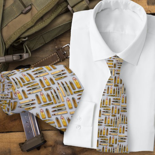 Patterns-Krawatte für schwarze Ammo-Kugeln Krawatte