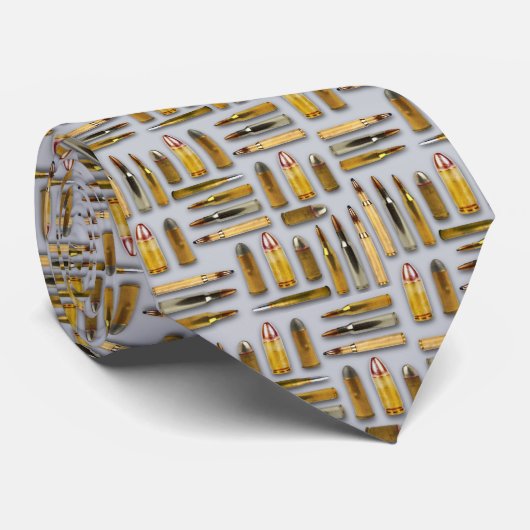 Patterns-Krawatte für schwarze Ammo-Kugeln Krawatte (Gerollt)