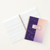 Patterns lila Tools Notebook Notizblock (Innenseite)