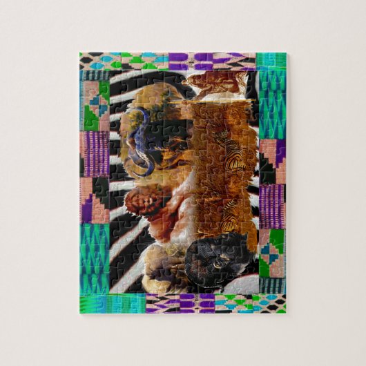 "Patterns of Africa" Puzzle (Vertikal)