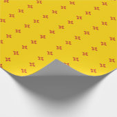 Patternschild für das neue Mexiko Geschenkpapier (Ecke)