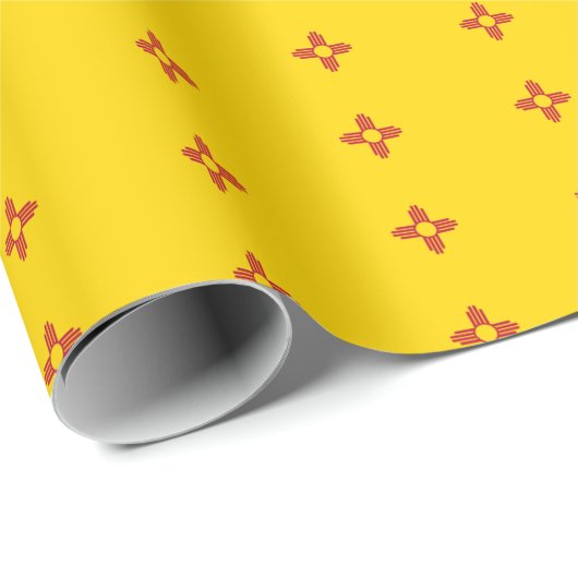 Patternschild für das neue Mexiko Geschenkpapier (Rolleneckpunkt)