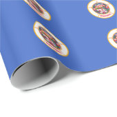 Patternschild für Minnesota Geschenkpapier (Rolleneckpunkt)