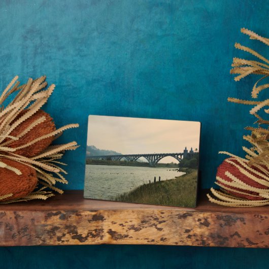 Patterson Bridge, Gold Beach, Oregon Fotoplatte (Seite)