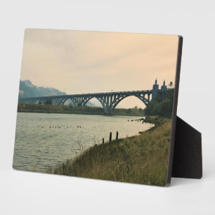 Patterson Bridge, Gold Beach, Oregon Fotoplatte