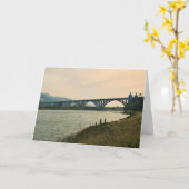 Patterson Bridge, Gold Beach, Oregon Karte (Gelbe Blume)