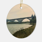 Patterson Bridge, Gold Beach, Oregon Keramik Ornament (Links)