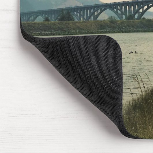 Patterson Bridge, Gold Beach, Oregon Mousepad (Ecke)