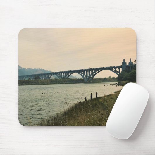 Patterson Bridge, Gold Beach, Oregon Mousepad (Mit Mouse)