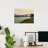 Patterson Bridge, Gold Beach, Oregon Poster (Heimbüro)