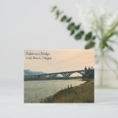 Patterson Bridge, Gold Beach, Oregon Postkarte (Stehend Vorderseite)