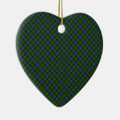 Patterson Clan Tartan Designed Print Keramik Ornament (Rechts)
