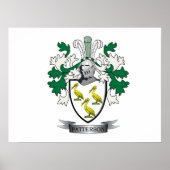 Patterson Familienwappen Coat of Arms Poster (Vorne)