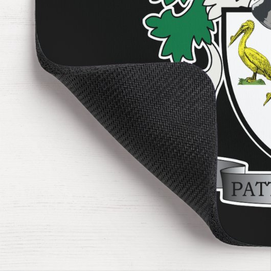 Patterson-Familienwappen-Wappen Mousepad (Ecke)