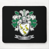 Patterson-Familienwappen-Wappen Mousepad (Vorne)