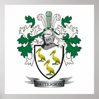 Patterson Family Crest Coat of Arms
