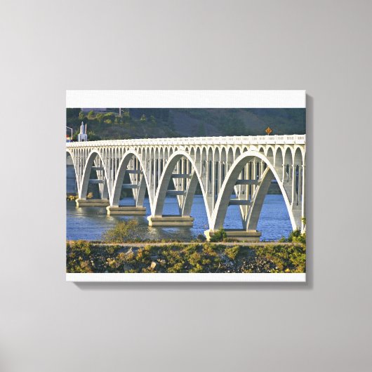 Patterson Memorial Bridge Autobahn 101 Leinwanddruck (Vorderseite)