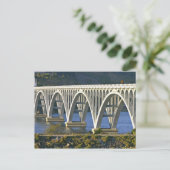 Patterson Memorial Bridge Autobahn 101 Postkarte (Stehend Vorderseite)