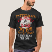 PATTERSON'S MALIGNANT CLOWN TIKI BAR BERRYVILLE VA T-Shirt (Vorderseite)
