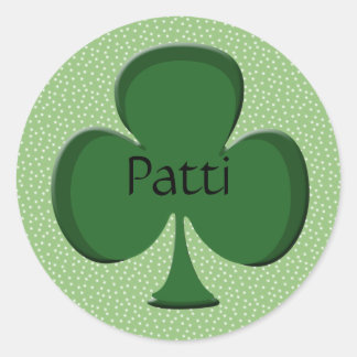 Patti Irish Kleeblatt Stickers