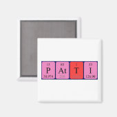 Patti Periodenmagnet Magnet (Vorderseite/Rückseite)