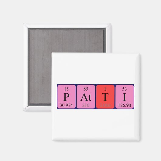 Patti Periodenmagnet Magnet (Vorderseite/Rückseite)