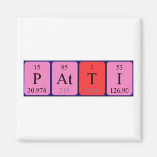 Patti Periodenmagnet Magnet