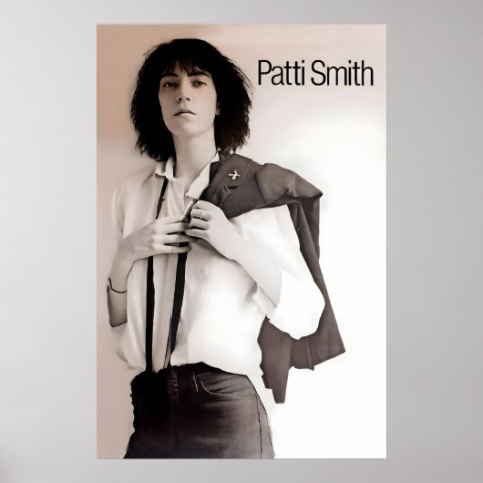 Patti Smith 1975 Horses Promo Poster Print 1 (Vorne)