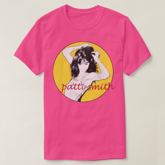Patti Smith Retro Punk Rock FanArt Tribute 1 T-Shirt (Design vorne)