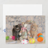 Patton & Buffington Easter Cat Feiertagskarte (Vorne/Hinten)
