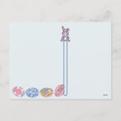 Patton & Buffington Easter Cat Feiertagspostkarte (Rückseite)