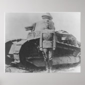 Patton der Tank Commander Poster (Vorne)