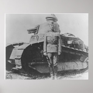 Patton der Tank Commander Poster