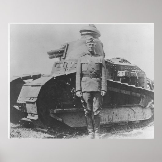 Patton der Tank Commander Poster (Vorne)