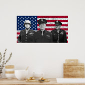 Patton, Eisenhower und Doolittle Poster (Küche)