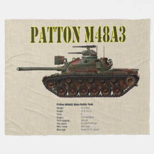 PATTON M48A3 TANK FLEECEDECKE