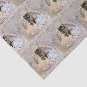 Patton's Osterkorb- Katze / Kitten Tissue Paper Seidenpapier (Ausschnitt)