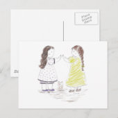Patty Cake Postkarte (Vorne/Hinten)