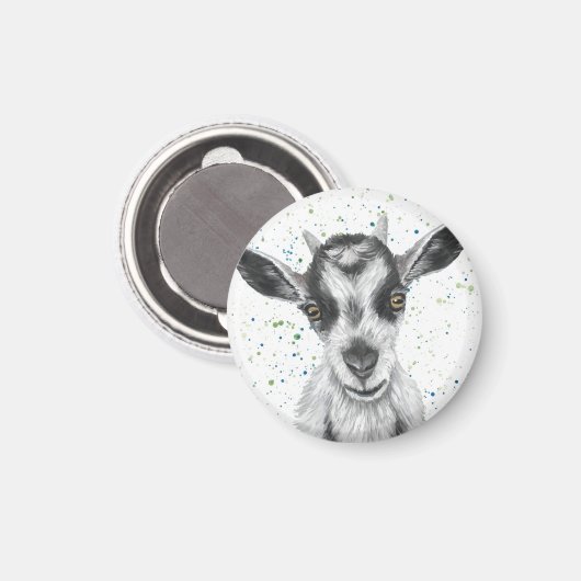 Patty Goat Magnet (Vorderseite/Rückseite)