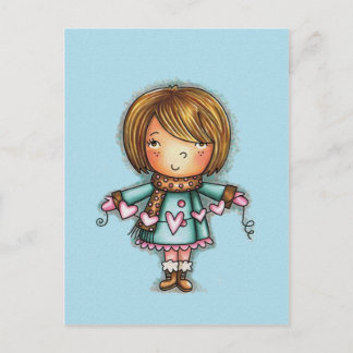 Patty-Herz-Postkarte Postkarte