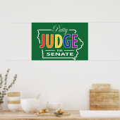 Patty Judge for Senate v4 Poster (Küche)