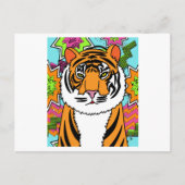 Patty Tiger Wild Animals Postkarte (Vorderseite)