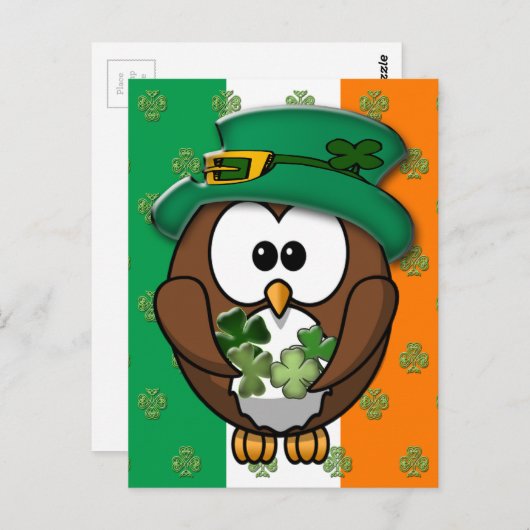 Patty's Day Postkarte (Vorne/Hinten)