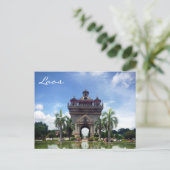 patuxai Laos Postkarte (Stehend Vorderseite)