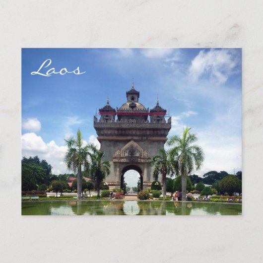 patuxai Laos Postkarte (Vorderseite)