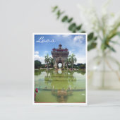 Patuxai Vientiane Postkarte (Stehend Vorderseite)