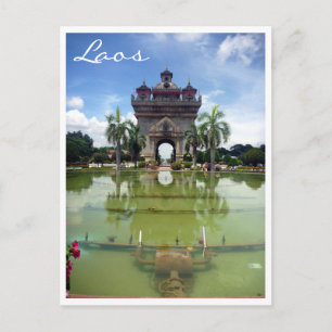 Patuxai Vientiane Postkarte